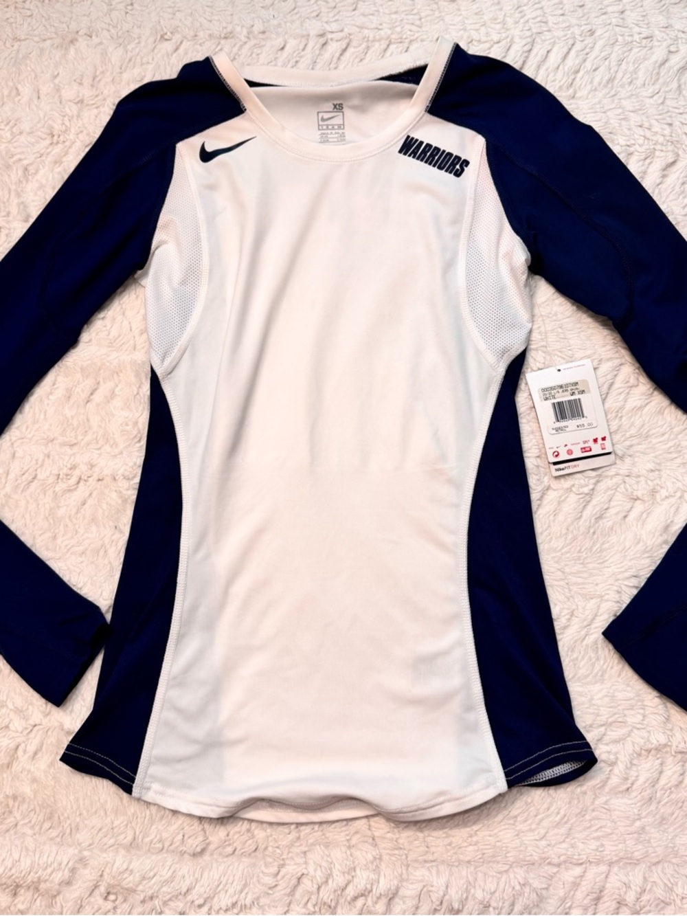 NWT Nike Lewis-Clark State Warriors Performance Top XS Athletic long sleeve - Picture 3 of 6